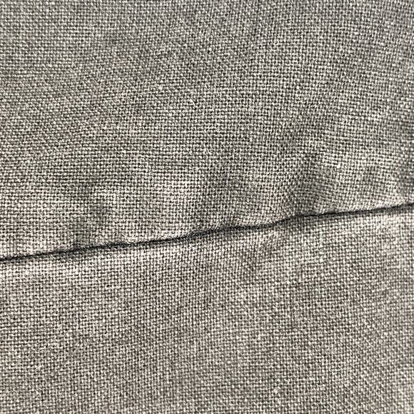 EILEEN FISHER Pants 1X Plus Cotton Straight Ankle High Waist Trouser Gray - Picture 6 of 13